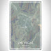 Las Vegas Nevada Map Print Portrait Orientation in Afternoon Style With Shaded Background