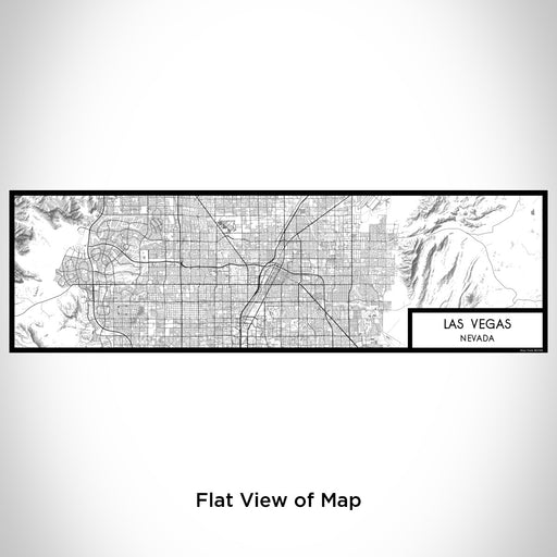 Flat View of Map Custom Las Vegas Nevada Map Enamel Mug in Classic