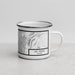 Right View Custom Las Vegas Nevada Map Enamel Mug in Classic