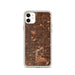 Custom Las Vegas Nevada Map Phone Case in Ember