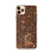 Custom Las Vegas Nevada Map Phone Case in Ember