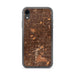 Custom Las Vegas Nevada Map Phone Case in Ember