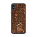 Custom Las Vegas Nevada Map Phone Case in Ember
