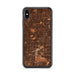 Custom Las Vegas Nevada Map Phone Case in Ember