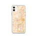 Custom Las Vegas Nevada Map Phone Case in Watercolor