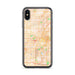 Custom Las Vegas Nevada Map Phone Case in Watercolor