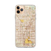 Custom Las Vegas Nevada Map Phone Case in Woodblock