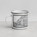 Left View Custom Lauderhill Florida Map Enamel Mug in Classic