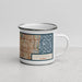 Right View Custom Lauderhill Florida Map Enamel Mug in Woodblock