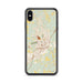Custom Laurel Mississippi Map Phone Case in Woodblock