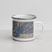 Right View Custom Lavender Peak Colorado Map Enamel Mug in Afternoon