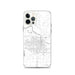 Custom Lawrence Kansas Map iPhone 12 Pro Phone Case in Classic