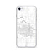 Custom Lawrence Kansas Map iPhone SE Phone Case in Classic