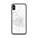 Custom Lawrence Kansas Map Phone Case in Classic