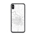 Custom Lawrence Kansas Map Phone Case in Classic