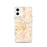Custom Lawrence Kansas Map iPhone 12 Phone Case in Watercolor