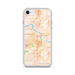 Custom Lawrence Kansas Map iPhone SE Phone Case in Watercolor