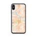 Custom Lawrence Kansas Map Phone Case in Watercolor