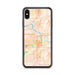 Custom Lawrence Kansas Map Phone Case in Watercolor