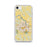 Custom Lawrence Kansas Map iPhone SE Phone Case in Woodblock
