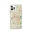 Custom Lawrence Massachusetts Map iPhone 12 Pro Phone Case in Woodblock