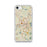 Custom Lawrence Massachusetts Map iPhone SE Phone Case in Woodblock