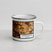 Right View Custom Lawrenceville Georgia Map Enamel Mug in Ember