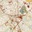 Lawrenceville Georgia Map Print in Woodblock Style Zoomed In Close Up Showing Details