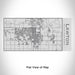 Rendered View of Lawton Oklahoma Map Engraving on 17oz Stainless Steel Insulated Cola Bottle
