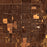 Lawton Oklahoma Map Print in Ember Style Zoomed In Close Up Showing Details