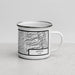 Right View Custom Layton Utah Map Enamel Mug in Classic