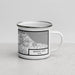 Right View Custom League City Texas Map Enamel Mug in Classic