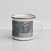 Right View Custom Leavenworth Washington Map Enamel Mug in Afternoon