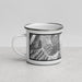 Left View Custom Leavenworth Washington Map Enamel Mug in Classic