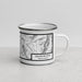 Right View Custom Leavenworth Washington Map Enamel Mug in Classic