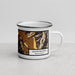 Right View Custom Leavenworth Washington Map Enamel Mug in Ember