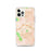 Custom Lebanon New Hampshire Map iPhone 12 Pro Phone Case in Watercolor