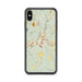 Custom Lebanon New Hampshire Map Phone Case in Woodblock