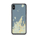 Custom iPhone XS Max Leelanau County Michigan Map Phone Case in Woodblock