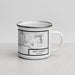 Right View Custom Lee's Summit Missouri Map Enamel Mug in Classic