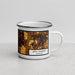 Right View Custom Lee's Summit Missouri Map Enamel Mug in Ember
