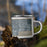Right View Custom Lenexa Kansas Map Enamel Mug in Afternoon on Grass With Trees in Background