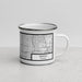 Right View Custom Lenexa Kansas Map Enamel Mug in Classic