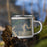 Right View Custom Lenoir City Tennessee Map Enamel Mug in Afternoon on Grass With Trees in Background