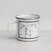 Left View Custom Leominster Massachusetts Map Enamel Mug in Classic