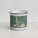 Front View Custom Lewiston New York Map Enamel Mug in Afternoon