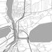 Lewiston New York Map Print in Classic Style Zoomed In Close Up Showing Details