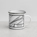 Right View Custom Lewistown Pennsylvania Map Enamel Mug in Classic