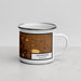 Right View Custom Lexington Kentucky Map Enamel Mug in Ember