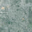 Lincoln Nebraska Map Print in Afternoon Style Zoomed In Close Up Showing Details